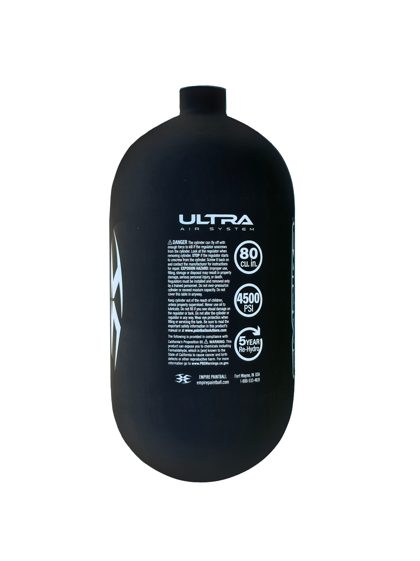 EMPIRE Ultra Air System 80/4500 Bottle - Matte Black