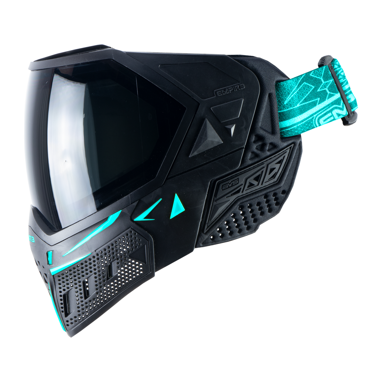 Empire EVS Goggle - Black/Aqua - with 2 lenses [Thermal Ninja & Thermal Clear]