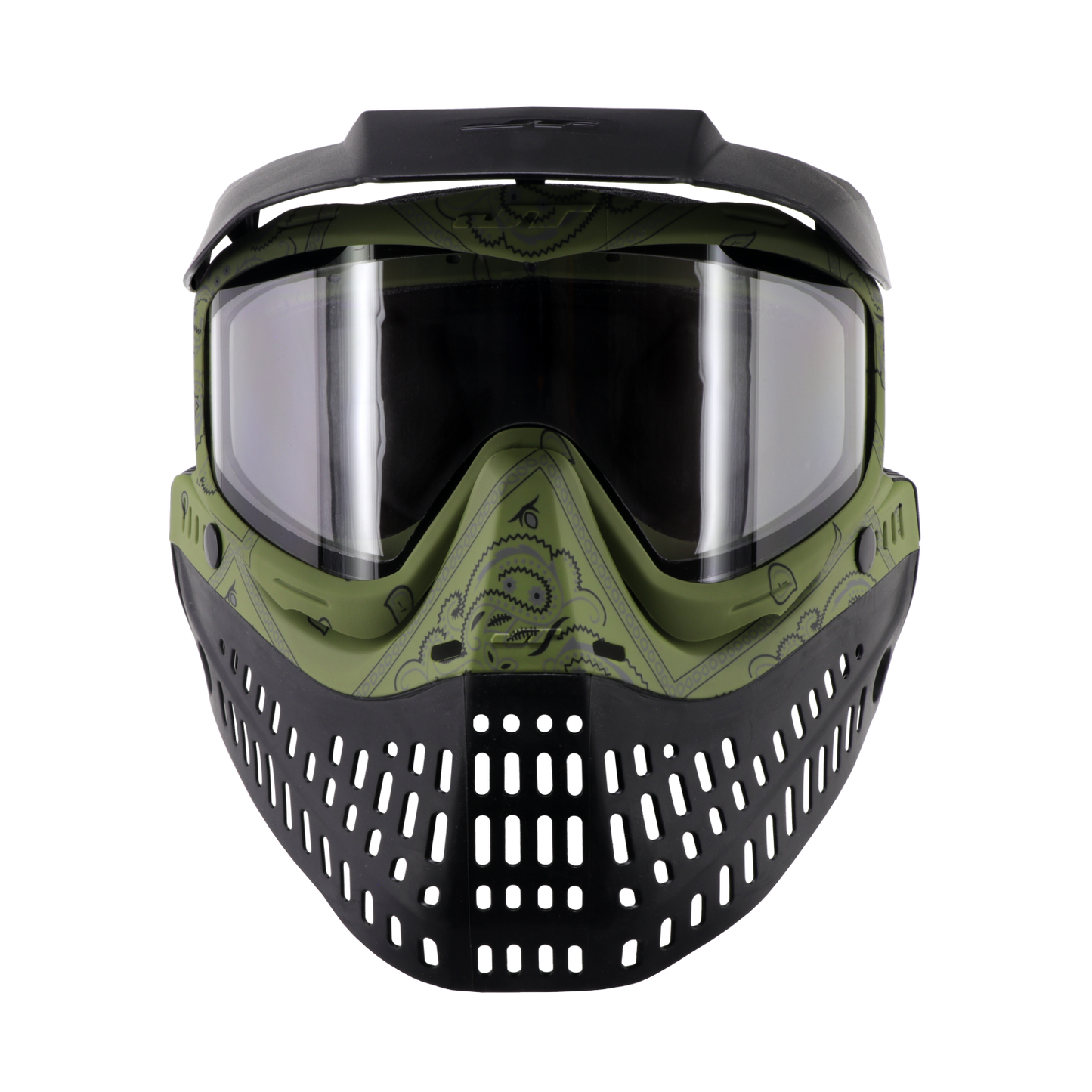 JT Paintball Spectra Proflex Goggle - Bandana Green Limited Edition - with lens [Thermal Clear & Thermal Smoke]