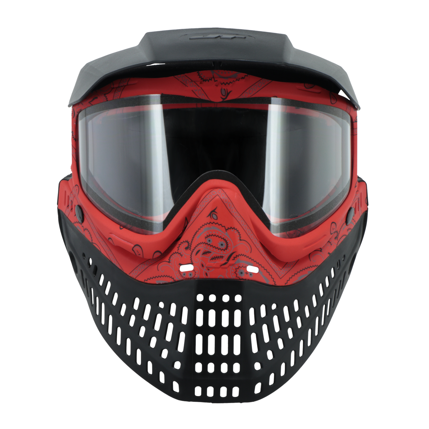 JT Paintball Spectra Proflex Goggle - Bandana Red Limited Edition - with lens [Thermal Clear & Thermal Smoke]